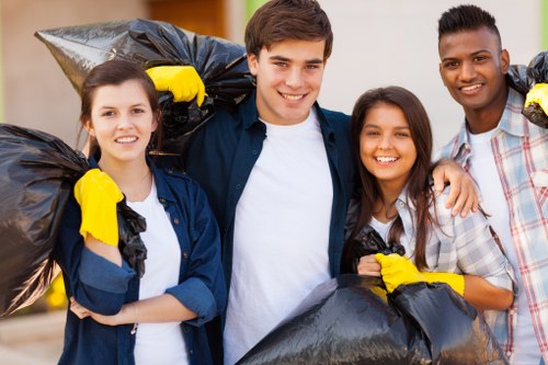 Advanced waste management technology at work