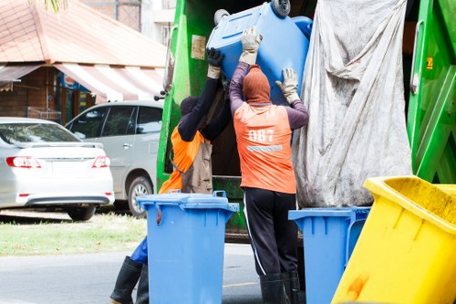 Smart waste bins and automated sorting systems in action